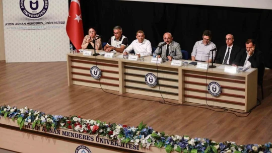 ADÜ'de 'Tarımsal Kuraklık ve Etkin Su Kullanımı' paneli düzenlendi