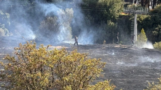 ADÜ'de yangın paniği
