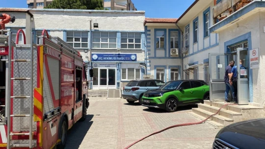 ADÜ Diş Hekimliği Fakültesi'nde yangın paniği