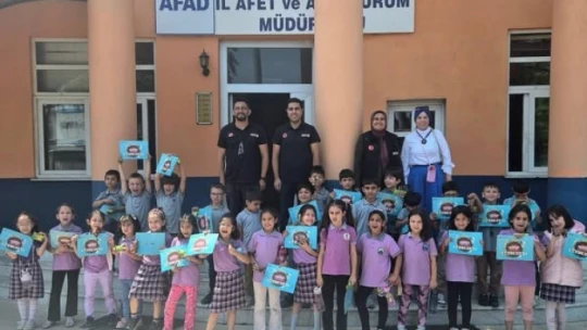 AFAD Aydın İl Müdürlüğü minik öğrencileri ağırladı