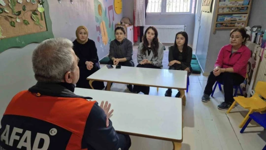 AFAD Aydın İl Müdürlüğü, miniklere afet eğitimi verdi
