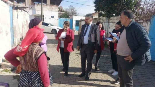 Aile ve Sosyal Hizmetler İl Müdürlüğü, Kocagür Mahallesi'nde saha çalışması gerçekleştirdi