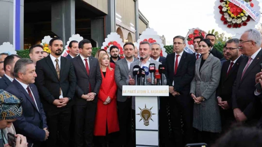 AK Parti Aydın İl Başkanlığı'nın yeni binası törenle açıldı