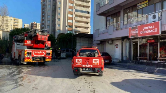 Akaryakıt istasyonu içerisindeki lokantada baca yangını