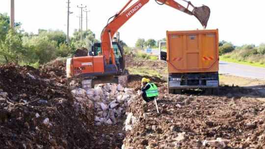 Akbük'te altyapı çalışmaları büyük ölçüde tamamlandı