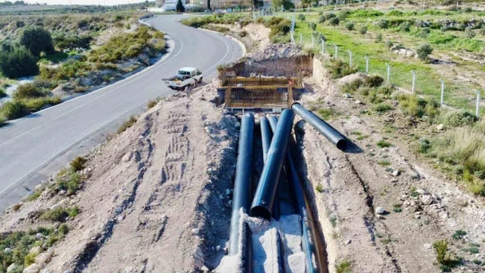 Akbük'te altyapı çalışmaları büyük ölçüde tamamlandı