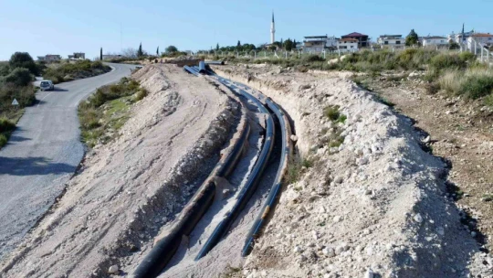 Akbük'te altyapı çalışmaları büyük ölçüde tamamlandı