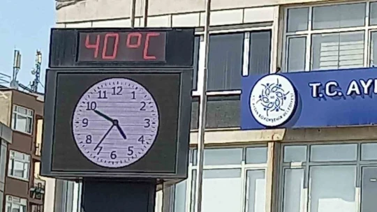 Akşamüstü termometreler 40 dereceyi gördü