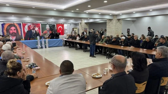 Alevi Kültür Dernekleri Söke Şubesi'nde Şevki Kaya güven tazeledi