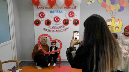 Anne Baba Çocuk Merkezi'nde minikler, ilk mezuniyet sevinci yaşadı