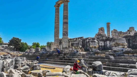 Apollon Tapınağı'nda gece ziyaretleri için hazırlıklar sürüyor