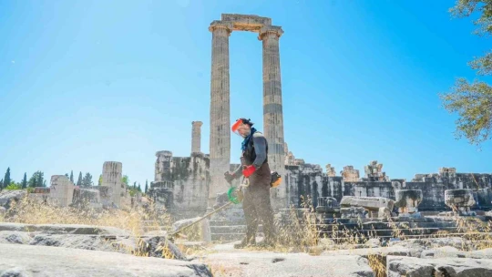 Apollon Tapınağı'nda gece ziyaretleri için hazırlıklar sürüyor