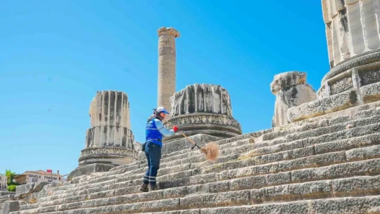 Apollon Tapınağı'nda gece ziyaretleri için hazırlıklar sürüyor