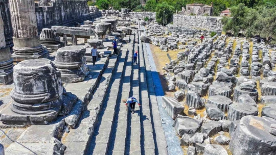 Apollon Tapınağı'nda gece ziyaretleri için hazırlıklar sürüyor