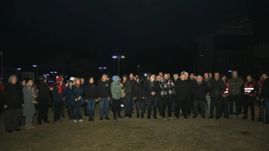 Asrın felaketinde hayatını kaybedenler Kuşadası'nda anıldı