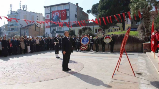 Atatürk'ün Aydın'a gelişi törenle kutlandı