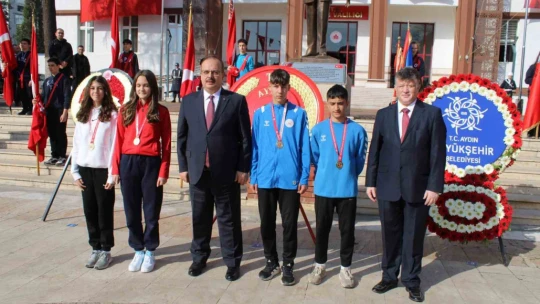 Atatürk'ün Aydın'a gelişi törenle kutlandı