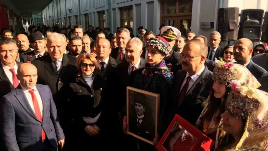 Atatürk'ün Aydın'a gelişinin 93'üncü yıldönümü kutlandı
