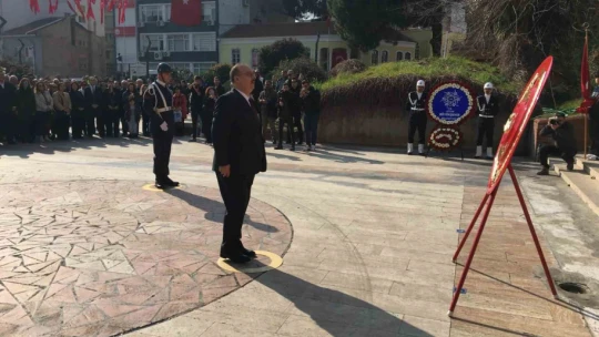 Atatürk'ün Aydın'a gelişinin 93'üncü yıldönümü kutlandı