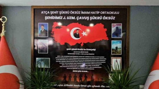 Atçalı Şehidin ismi okula verildi