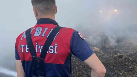 Ateş savaşçılarının yangından sonraki molası yürekleri ısıttı
