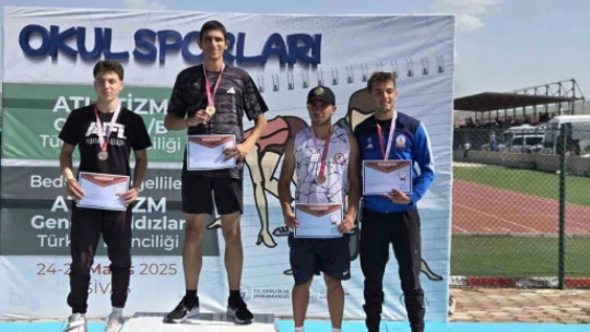Atletizm şampiyonasında Aydınlı sporcular göz doldurdu