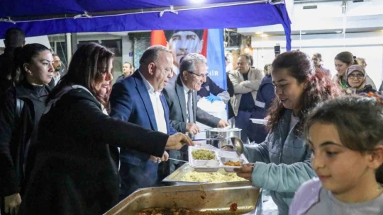 Aydın Büyükşehir Belediyesi Bozdoğan'da iftar programı düzenledi