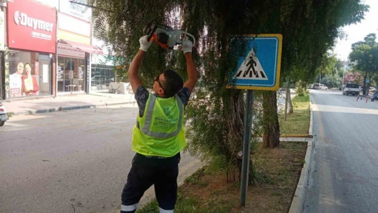 Aydın Büyükşehir Belediyesi Kuşadası'nda çalışmalarını sürdürüyor
