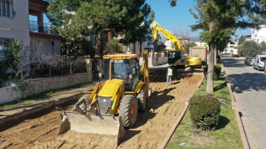 Aydın Büyükşehir Belediyesi Nazilli'nin bulvarlarını yeniliyor