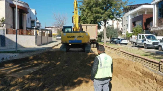 Aydın Büyükşehir Belediyesi Nazilli'nin bulvarlarını yeniliyor