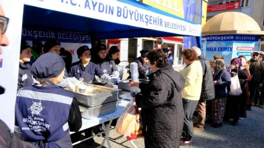 Aydın Büyükşehir Belediyesi'nden Regaip Kandili hayrı