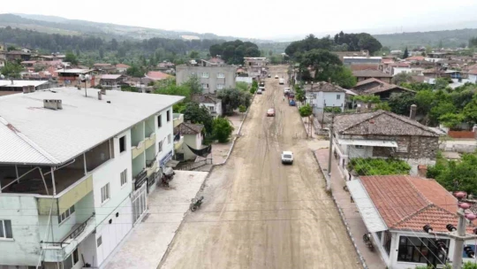 Aydın Büyükşehir Belediyesi'nden Karacasu'da yol yapım çalışması