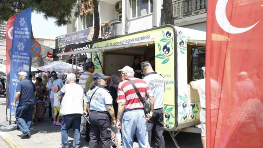 Aydın Büyükşehir Belediyesi'nden serinleten uygulama