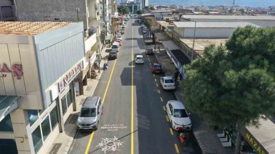 Aydın Büyükşehir Belediyesi Sanayi Caddesi'nde çalışmalarını tamamladı