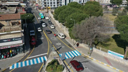 Aydın Büyükşehir Belediyesi Sanayi Caddesi'nde çalışmalarını tamamladı