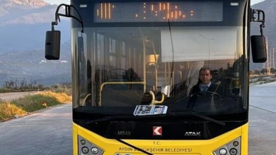 Aydın Büyükşehir Belediyesi toplu ulaşım araçlarına siyah kurdele astı