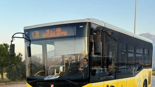Aydın Büyükşehir Belediyesi toplu ulaşım araçlarına siyah kurdele astı