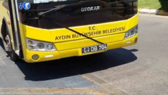 Aydın Büyükşehir Belediyesi toplu ulaşım araçlarına siyah kurdele astı