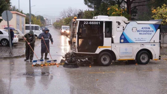 Aydın Büyükşehir Belediyesi ve ASKİ tam kadro sahada