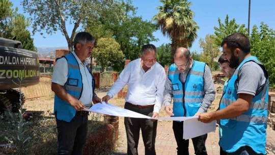 Aydın Büyükşehir'den Nazilli Yeşil Mahalle'de altyapı çalışması