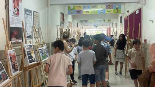 Aydın'da 'Çocukların gözünden pazar' sergisi