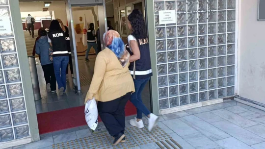Aydın'da 'KISKAÇ-15' operasyonu şüphelileri adliyeye sevk edildi