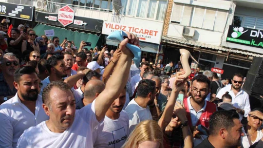 Aydın'da 'topuklu' eylem