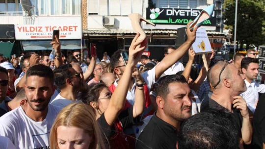 Aydın'da 'topuklu' eylem
