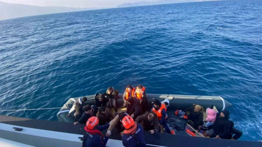 Aydın'da 1 ayda 115 düzensiz göçmen kurtarıldı