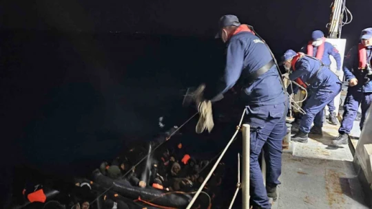 Aydın'da 1 ayda 146 düzensiz göçmen kurtarıldı