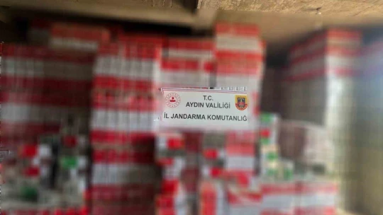 Aydın'da 1 milyon 38 bin 500 TL değerinde kayıt dışı boş zeytinyağı kutusu ele geçirildi