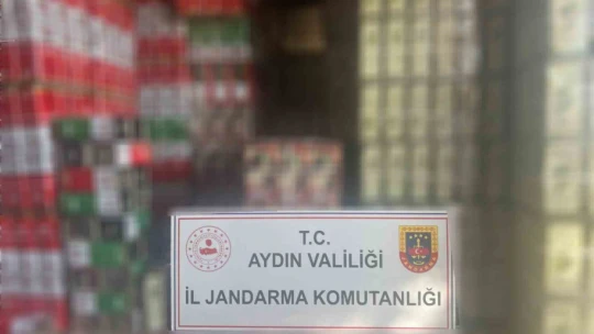 Aydın'da 1 milyon 38 bin 500 TL değerinde kayıt dışı boş zeytinyağı kutusu ele geçirildi