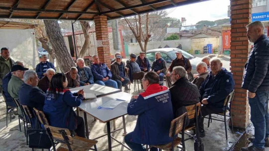 Aydın'da 10 mahallede üreticiler bilgilendirildi