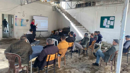 Aydın'da 10 mahallede üreticiler bilgilendirildi
